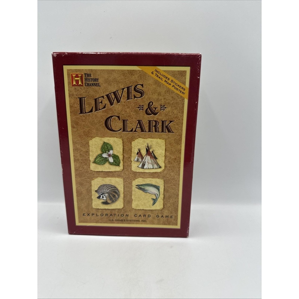 History‎ Channel Lewis Clark Exploration Card Game Educational 2003